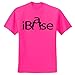 Chosen Bows Hot Pink iBase T-Shirt, Black Print, Adult Small
