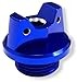 MotoSculpt Oil Fill Cap Plug (BLUE) for Suzuki GSX-R GSXR 600 750 1000 1100 1300 SV650 SV1000 TL1000
