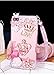 Tianyuanxuan Iphone 7/8 Plus Silicone Case Crystal Rhinestone Bling Diamonds for Girl Crown Ring Cover with Mirror Soft Shell for Iphone7/ 8 Plus-Rose Gold