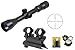 Ultimate Arms Gear Tactical SKS 7.62x39 Rifle See Through Receiver Cover Replacement Scope Mount With 2-7x32 Rifle Duplex Sniper Reticle Scope With Included 7/8