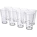 Splash 18-ounce Plastic Tumblers | set of 8 Clear