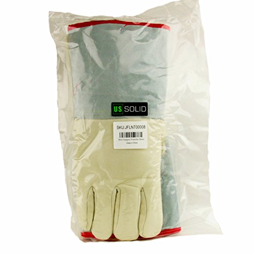 13.8"/35cm Long Cryogenic Gloves LN2 Liquid Nitrogen Protective Gloves
