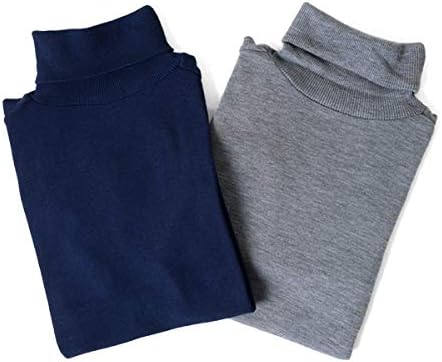 Amazon ルトロワ タートルネックセーター Lt505 Laurent Laine ハイネック ブラック ホワイト ネイビー グレー メンズ レディース L Marine Navy セーター 通販