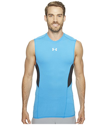 Under Armour Men's UA CoolSwitch Sleeveless Compression Shirt Large ELECTRIC BLUE