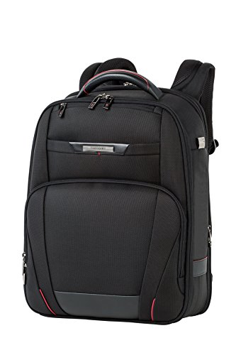 Samsonite Pro-DLX 5 - 15.6 Zoll Erweiterbar Laptoprucksack, 44.5 cm, 21/26 L, Schwarz (Black)