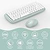 Jelly-Comb-Wireless-Keyboard-and-Mouse-Set-24Ghz-Wireless-Cute-Retro-Round-Key-Caps-and-Ergonomic-Mouse-Combo-for-Windows-PC-Notebook-Laptop-UK-Layout-Green Jelly Comb Wireless Keyboard and Mouse Set, 2.4Ghz Wireless Cute Retro Round Key Caps and Ergonomic Mouse Combo for…