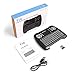 ANEWKODI Mini Keyboard with Touchpad Mouse and Multimedia Keys, USB Backlit Wireless 2.4Ghz Android Remote Control Keyboard Best for Smart TV, PC, Android TV Box, PS4, IPTV, Xbox, Support Windows 10
