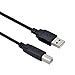 USB 2.0 Cable A Male to B Male Cable for Printer Scanner -10 Feet/3M