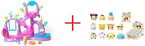Disney Tsum Tsum Series 1 3D Foam Keyring Blind Bag AND Splashlings Coral Playground Playset - Bundle