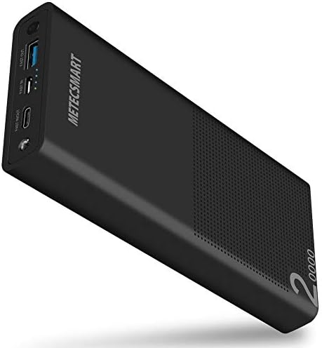 Power Bank Portable Charger 20000mah - Quick Charge 3.0 Powerbank Backup Fast Charging Mobile External Battery Pack Compatible Nintendo Switch Cell Phone iPhones X max XS 7 8 Samsung Metecsmart
