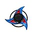Livoty Tri Fidget Hand Spinner Finger Triangle Metal Focus Toy ADHD Autism Kids/Adult (Blue)