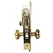 Marks Metro 71A/3 Polished Brass US3 Right Hand Mortise Entry Lockset Surface Mounted