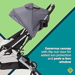 Safety 1st Easy-Fold Compact Stroller, Dorsal