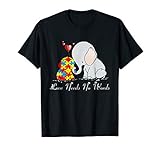 Cute Puzzle Elephant Autism Awareness Day T-shirts Gift