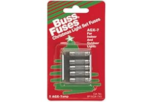BUSSMANN ELECTRICAL Bussmann Fuse Light String 7 Amp 125 V 1/4 " X 1 " - 1 " Cd 5