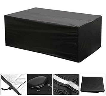 Nbd Housse Bâche De Protection En Oxford De 210d étanche Rectangulaire Pour Mobilier De Jardin Housse Couverture Résistante Aux Intempéries Et Aux
