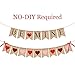 Valentines Day Burlap Banner, BE Mine and Heart Garland Banner, Valentine's Day Decorations, Photo Props, Wedding, Engagement Party Supplies
