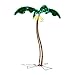 Green LongLife 5-Feet Decorative Lighted Palm Tree - Holographic Rope Light for Indoor and Outdoor Use