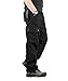 TAIPOVE Men's Military Tactical Work Cargo Pants Casual Relaxed-Fit 6 Pocket Black