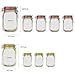 10Counts Mason Bags, Travel Bags,Reusable Airtight Seal Bags,Leakproof Saver Bags (L/1000mlx3+M/500mlx4+S/150mlx3) (Style1)