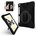 iPad 10.2 2019 Case, iPad 7th Generation Case, [Apple Pencil Holder] [Hand Strap] 360 Degree Rotating Kickstand Full-Body Impact Protective Case for Apple iPad 7th Generation 10.2 Inch 2019 (Black)