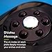 Shiatsu Foot Massager with Heat | Rotating Electric Massage Machine | Portable for Home or Office | Black