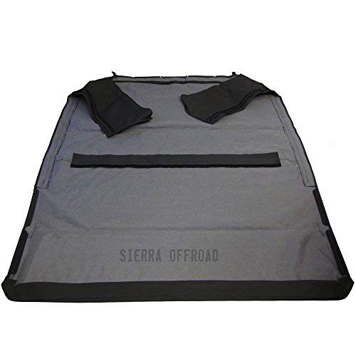 Sierra Offroad Jeep Wrangler TJ (1997-2002) Factory Style Soft Top with Tinted Windows, without Upper Doors (Sailcloth Spice)