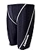 Srnfean Men's Swimming Jammers Endurance+ Quick Dry Swimsuit Black Medium