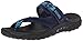 Skechers Women's Reggae Trailway Flip Flop, Navy/Blue, 10 M US