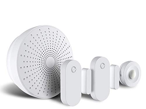 eco4life Smart Home Automation Hub Monitoring Smart Devices- 4 Piece DIY Smart Home Starter Kit - 24/7 Monitoring System…