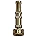 Kasian House Heavy-Duty Brass Garden Hose Nozzle, Easy Adjustable Twist Control Water Hose Sprayer Nozzle, Fits Standard Hoses, Garden Sprayer, Spray Nozzle