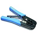 TRENDnet 8P/RJ-45 and 6P/RJ-12, RJ-11 Crimp, Cut, and Strip Tool, TC-CT68