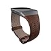 Fitbit Ionic Perforated Leather Accessory Band, Cognac, Large