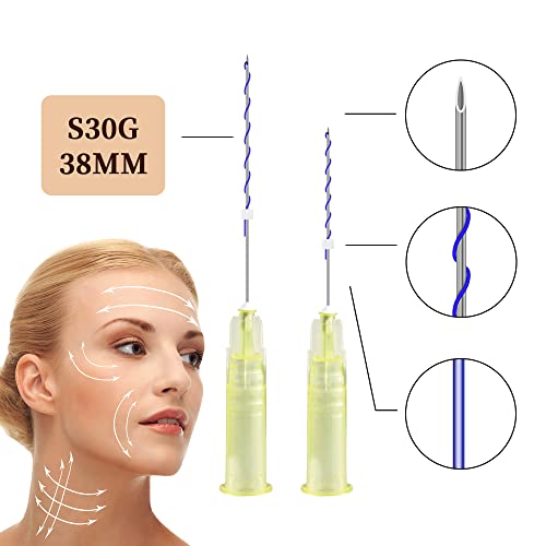 GRITRIVAL Pdo Threads, For Face Thread Lift, Korean Protein Thread Lifting (20Pcs30G*38MM) on