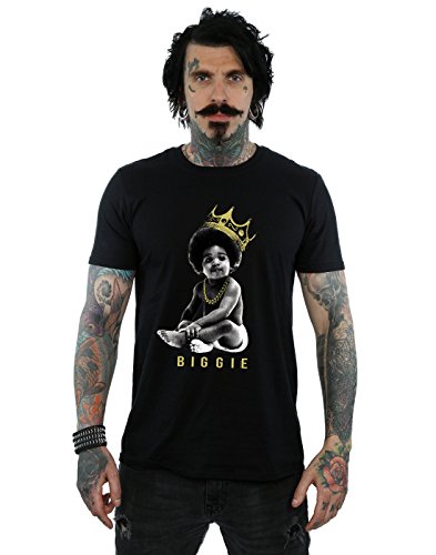 Notorious BIG Men's Baby Crown T-Shirt Black XXX-Large