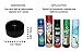 Rust-O-Less: Stops Shaving Cream Can Rust (Black, Regular Size, 2 Pack)