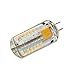 LEORX G4 Led Bulbs 12V 2.5 Watt AC DC LED Light - 140 - 160 lumens, replaces 20W halogen lamps (Warm White, 5 Bulbs)