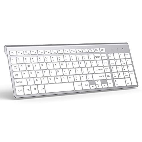 J JOYACCESS Wireless Keyboard, 2.4G Slim and Compact Wireless Keyboard