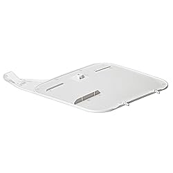 Front Number Plate Plastic White Compatible with