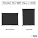 Large Magnetic Chalkboard with Eraser, Magnets, and Tray - 36 x 24 Inch Framed Chalk Board for Restaurant, Menu, Wedding & More