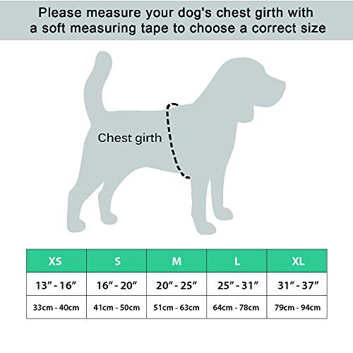 Neoally Dog Thunder Jacket Anxiety Calming Vest with Most Torso