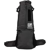 K9 Sport Sack Knavigate - X-Small, Midnight Black - Ideal for Dogs with 9-12&rdquo; Back Length - Adjustable, Backpack-Style Carrier with Internal Frame &amp; Padded Hip Belt