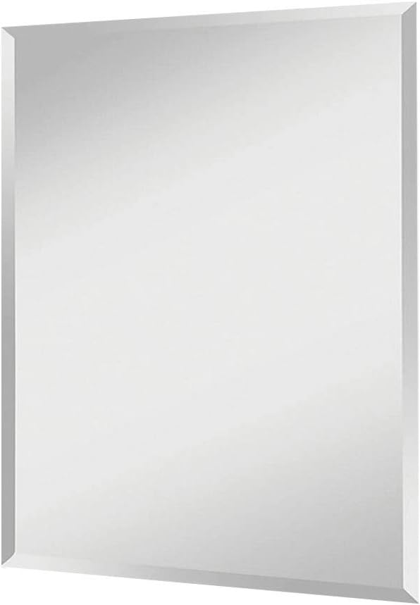 Amazon Com Fanyushow Beveled Frameless Explosion Proof Wall Mirror Suitable For Bathroom Bedroom Bathroom Living Room Wall Decor 30 X 36 Furniture Decor