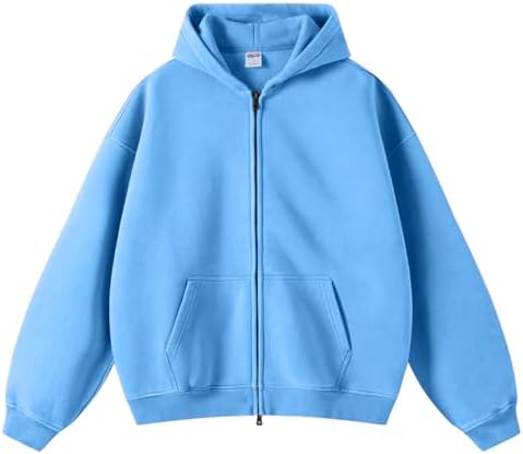 Amazon.com: Men's Fleece Full-Zip Acid Wash Hoodie Sweatshirt