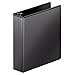 Wilson Jones Heavy Duty Round Ring View Binder with Extra Durable Hinge, 2 Inch, Customizable, Black (W363-44BA), 1-Pack