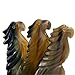 HONGLAYS Ox Horn Comb-Fine Parrot Engraving Hair Comb Anti-Static Comb-Vietnam Buffalo Horn Combs