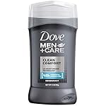 Dove Men+Care Deodorant Stick, Clean Comfort 3.0 oz, Pack of 2