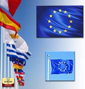 BANDERA DE EUROPA 150X90 CM BANDERA EUROPEA EU ADAPTADA PARA MASTIL