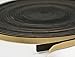 Neoprene Foam Weather Seal High Density Stripping with Adhesive Backing 1/2 Inch Wide 1/8 Inch Thick 50 Feet Long