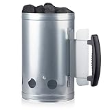 Sougem Charcoal Chimney Starter 11" X 7" to Light All Types of Lump Charcoal and Briquette Charcoal Starter for Camping Picnic Outdoor Cooking Accessories